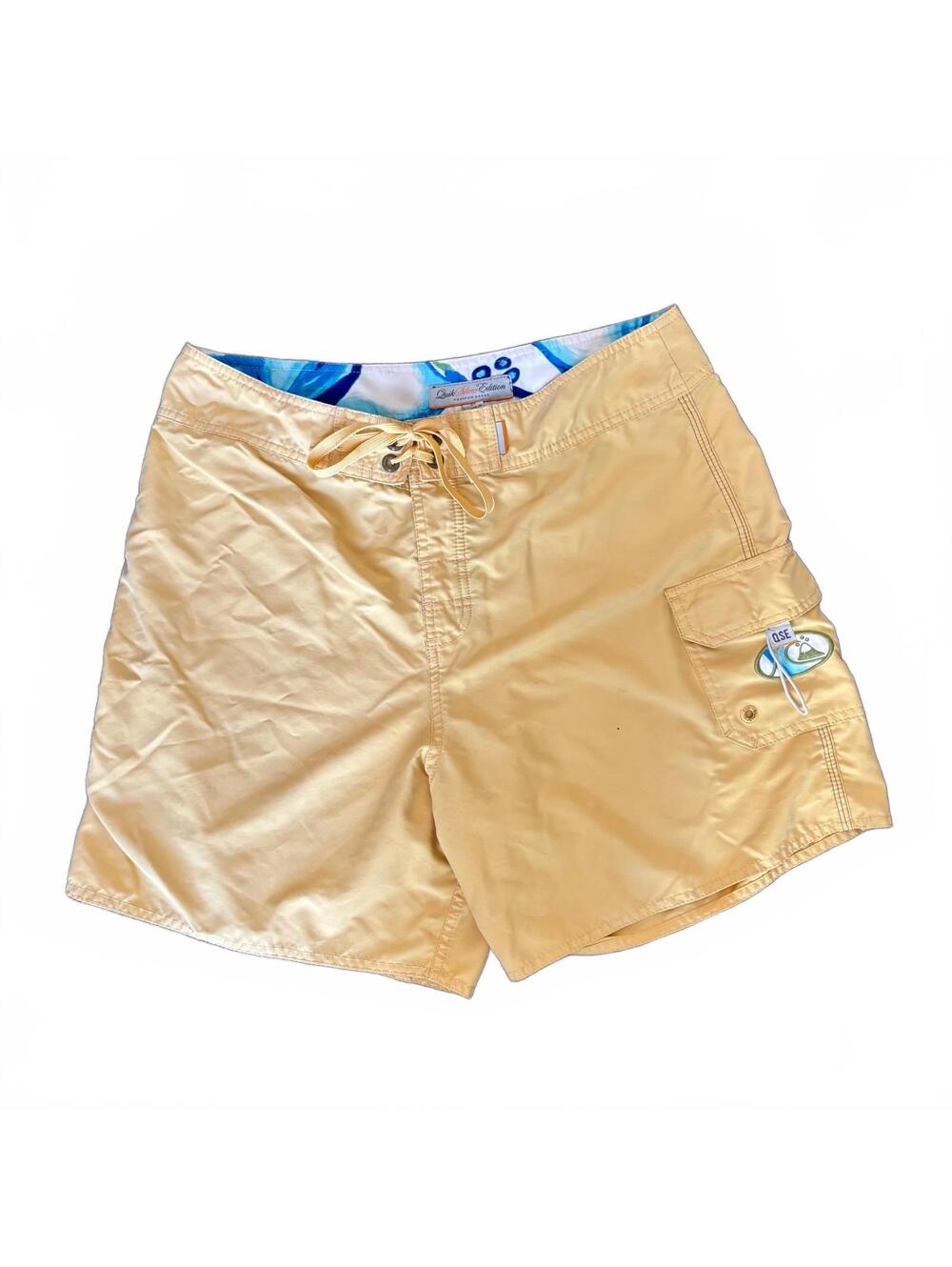 Yellow Quiksilver Swimming Shorts